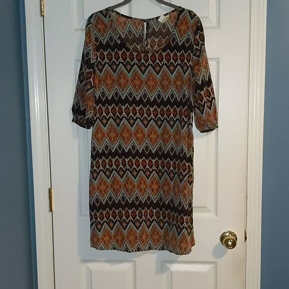 Paisley and Ivy  printed dress Sz L - Picture 1 of 5